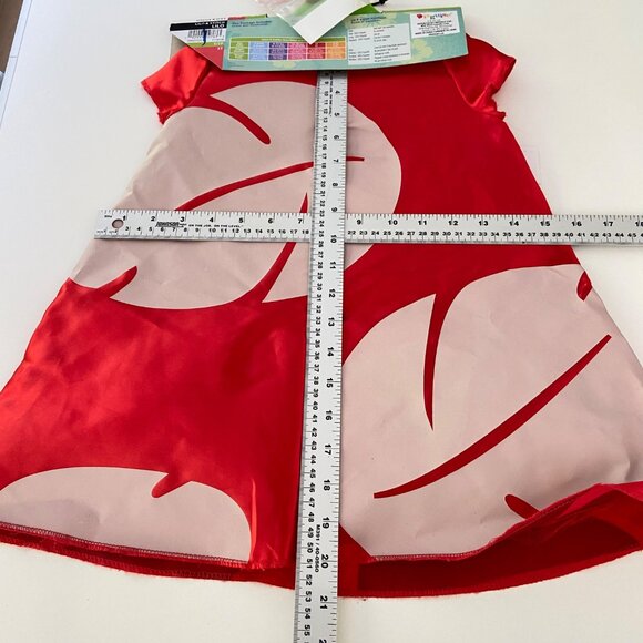 Disney Lilo & Stitch Toddler Costume Dress & Headband 2T Red Leaf NWTDescription - Picture 14 of 16